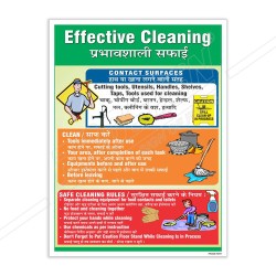 Effective Cleaning Good House Keeping Posters| Protector FireSafety