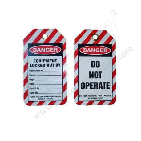 Tag-Denger-Do not operate (Set of 10 pieces) LUKKO | Protector FireSafety