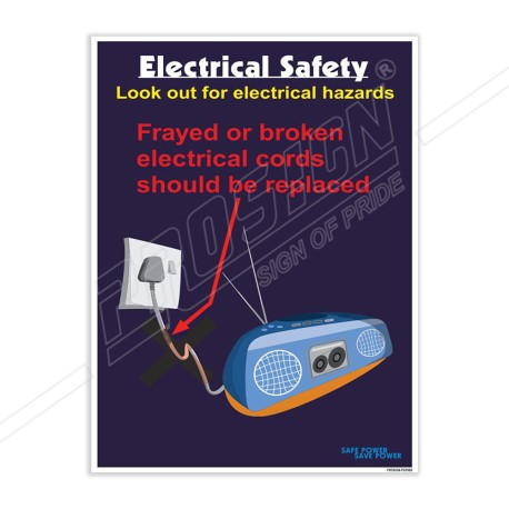 Electrical Hazard Safety Posters| Protector FireSafety