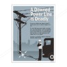 Down Powerline Is Deadly Electrical Safety Posters| Protector FireSafety