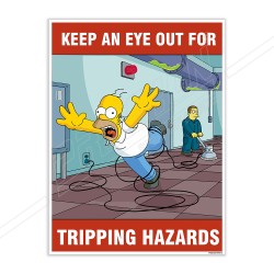 Tripping Hazard Electrical Safety Posters| Protector FireSafety