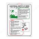 Electrical Safety At Work Electrical Safety Posters| Protector FireSafety