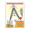 Overreaching Crane Safety Posters| Protector FireSafety