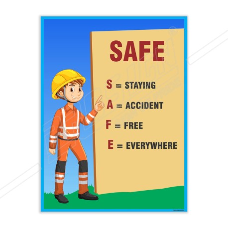 SAFE Personal Safety Posters| Protector FireSafety