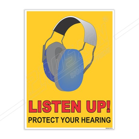 Listen Up Personal Safety Posters| Protector FireSafety