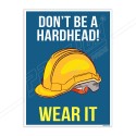 Wear Safety Helmet Personal Safety Posters| Protector FireSafety