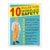 Rules For Workplace Safety Posters| Protector FireSafety