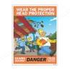 Wear Head Protection Personal Safety Posters| Protector FireSafety