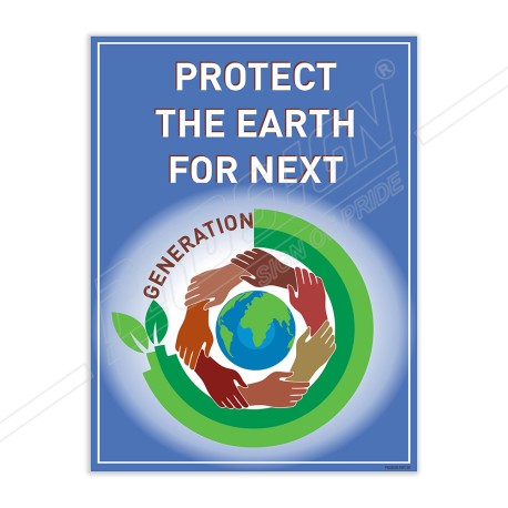 Protect The Earth Environmental Safety Posters| Protector FireSafety