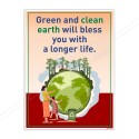 Green And Clean Environmental Safety Posters| Protector FireSafety