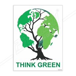 Think Green Environmental Safety Posters| Protector FireSafety