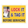 Lock It Tag It Lockout Tagout Safety Posters| Protector FireSafety