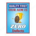 Our Aim Is Zero Quality First Posters| Protector FireSafety