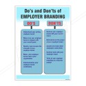 Do's And Don'ts Of Employer Branding Safety Posters| Protector FireSafety