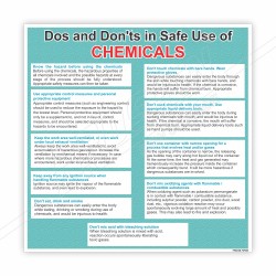 Do's And Don'ts Of Chemical Safety Posters| Protector FireSafety