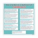 Do's And Don'ts Of Chemical Safety Posters| Protector FireSafety