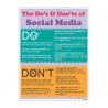 Do's And Don'ts Of Social Media Safety Posters| Protector FireSafety