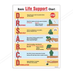 Basic Life Support First Aid Safety Posters| Protector FireSafety