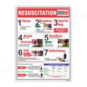 Resuscitation First Aid Safety Posters| Protector FireSafety