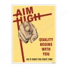 Quality Begin With You Safety Slogan Posters| Protector FireSafety