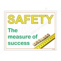 Safety The Measure Of Success Safety Slogan Posters| Protector FireSafety