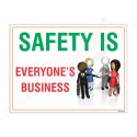 Safety Is Everyone's Business Safety Slogan Posters| Protector FireSafety