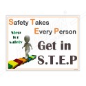 Safety Takes Every Person Safety Slogan Posters| Protector FireSafety