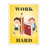 Work Hard Safety Slogan Posters| Protector FireSafety