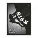 R.I.S.K Safety Slogan Poster| Protector FireSafety