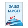 Sales Target Safety Slogan Poster| Protector FireSafety