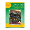 Maintain Tool Box Work Safety Poster| Protector FireSafety