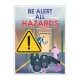 Be Alert All Hazard Chemical Safety Poster