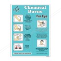 Chemical Burns Chemical Safety Poster| Protector FireSafety