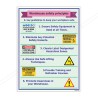 Warehouse Safety Principle Warehouse Safety Poster| Protector FireSafety