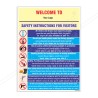 Safety Instruction For Visitor General Safety Poster| Protector FireSafety