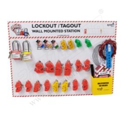 Lockout Padlock,Hasp & Tags Station | Protector FireSafety