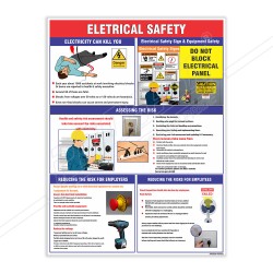 Electrical Safety Chart Electrical Posters| Protector FireSafety