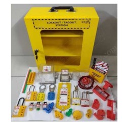 LOTO safety lockout tagout kit with station K36s | Protector FireSafety