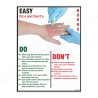 Do's And Don'ts Of Burn First Aid Safety Posters| Protector FireSafety