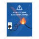 Faulty Wire Can Start Fire Electrical Safety Posters