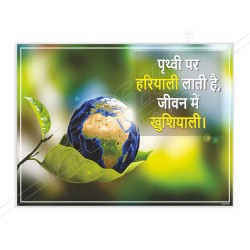 Save Earth Save Environment Hindi Safety Posters| Protector FireSafety