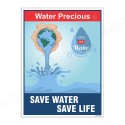 Save Water Save Life Environment Safety Posters| Protector FireSafety