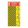 Co2 Fire Extinguisher Zebra Board Fire Safety Poster| Protector FireSafety