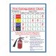 Fire Extinguisher Chart Fire Safety Poster