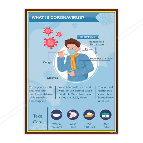 Corona Virus First Aid Safety Posters| Protector FireSafety