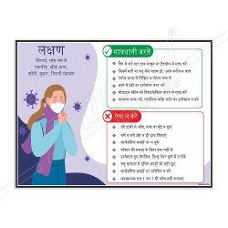 When Symptoms Of Corona Virus First Aid Safety Posters| Protector FireSafety