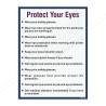 Protect Your Eyes PPE Personal Safety Poster| Protector FireSafety