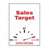 Sales Target Team Work Safety Poster| Protector FireSafety