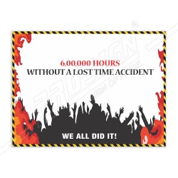 Zero Accident Quality Safety Poster| Protector FireSafety