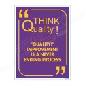 Think Quality Safety Poster| Protector FireSafety